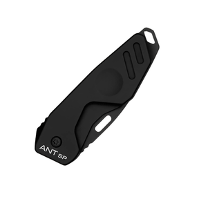 Extrema Ratio ANT SP: Coltello chiudibile EDC ultra-compatto e leggero. Lama in acciaio Bohler N690 e impugnatura in alluminio anticorodal anodizzato. Dotato di asola per cordino. Design minimalista ideale per porto quotidiano e utility.