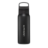 LIFESTRAW | GO SERIES STAINLESS STEEL - Borraccia filtrante isolata - BackPacco - BP-LIFESTRAW-LGV425BKWW