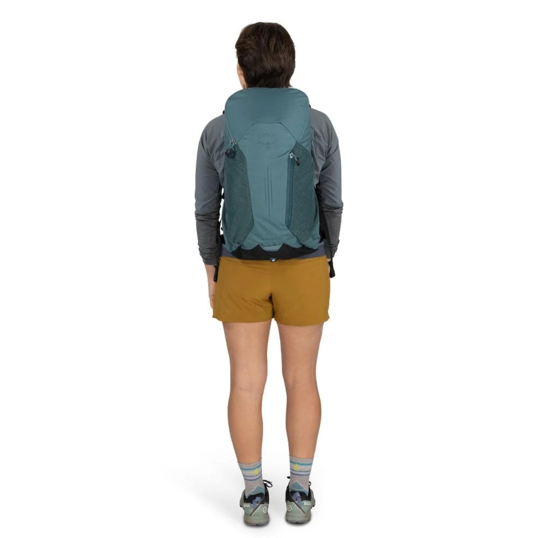 Osprey Hikelite LT 16 zaino tecnico da escursionismo giornaliero ultraleggero con capacità 16 L dotato di schienale ventilato AirSpeed tasche laterali in rete elastica e spallacci traspiranti. Zaino da trekking ideale per camminate outdoor e gite in giornata.