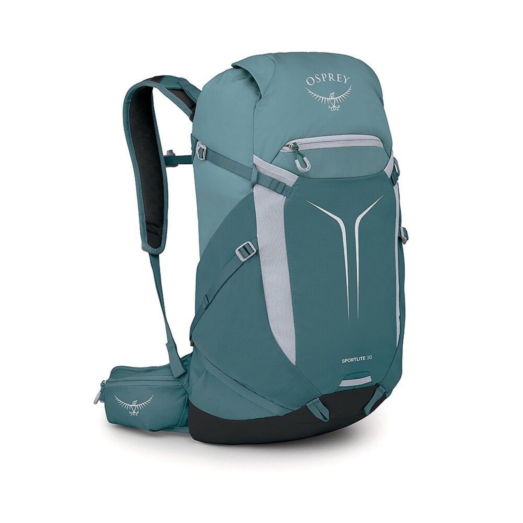 Osprey Sportlite 30 zaino da escursionismo e trekking da 30 L con caricamento dall'alto, tasca frontale elasticizzata, spallacci anatomici traspiranti e cintura lombare imbottita con tasca con zip. Collezione 2026.