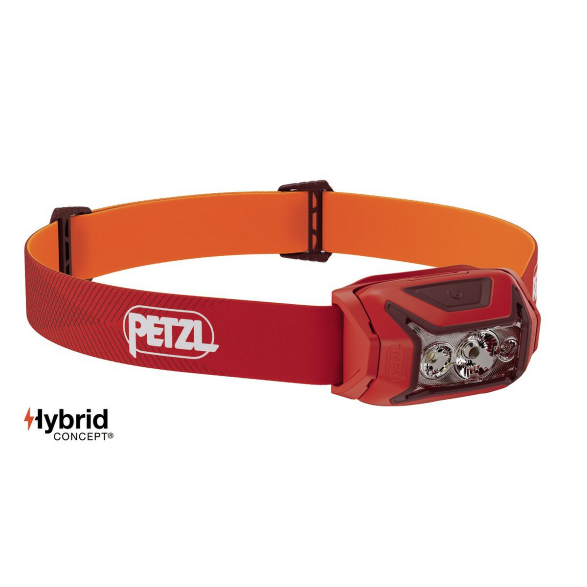 Petzl Actik torcia frontale Hybrid Concept 450 lumens, lampada da testa per trekking, alpinismo e outdoor, illuminazione potente e versatile, su backpacco.it