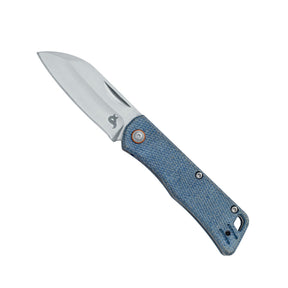 Black Fox Teeny coltello chiudibile con lama liscia apertura a unghia manico ergonomico testurizzato e foro per cordino