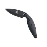 KA-BAR Large TDI Law Enforcement coltello a lama fissa sagomata a filo liscio in acciaio AUS-8A con impugnatura ergonomica in Zytel per difesa personale, porto occultato e uso tattico EDC