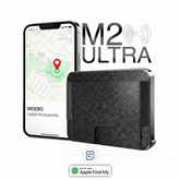 Moero M2 Ultra Saffiano portafoglio MagSafe sottile con localizzatore integrato compatibile con Apple Find My. 
