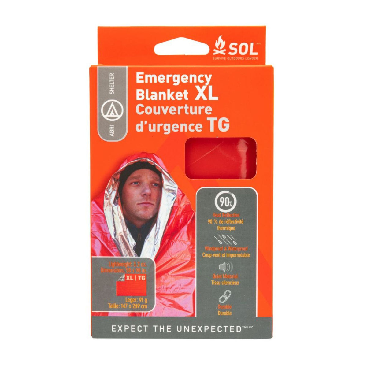 SOL | EMERGENCY BLANKET XL - Coperta termica