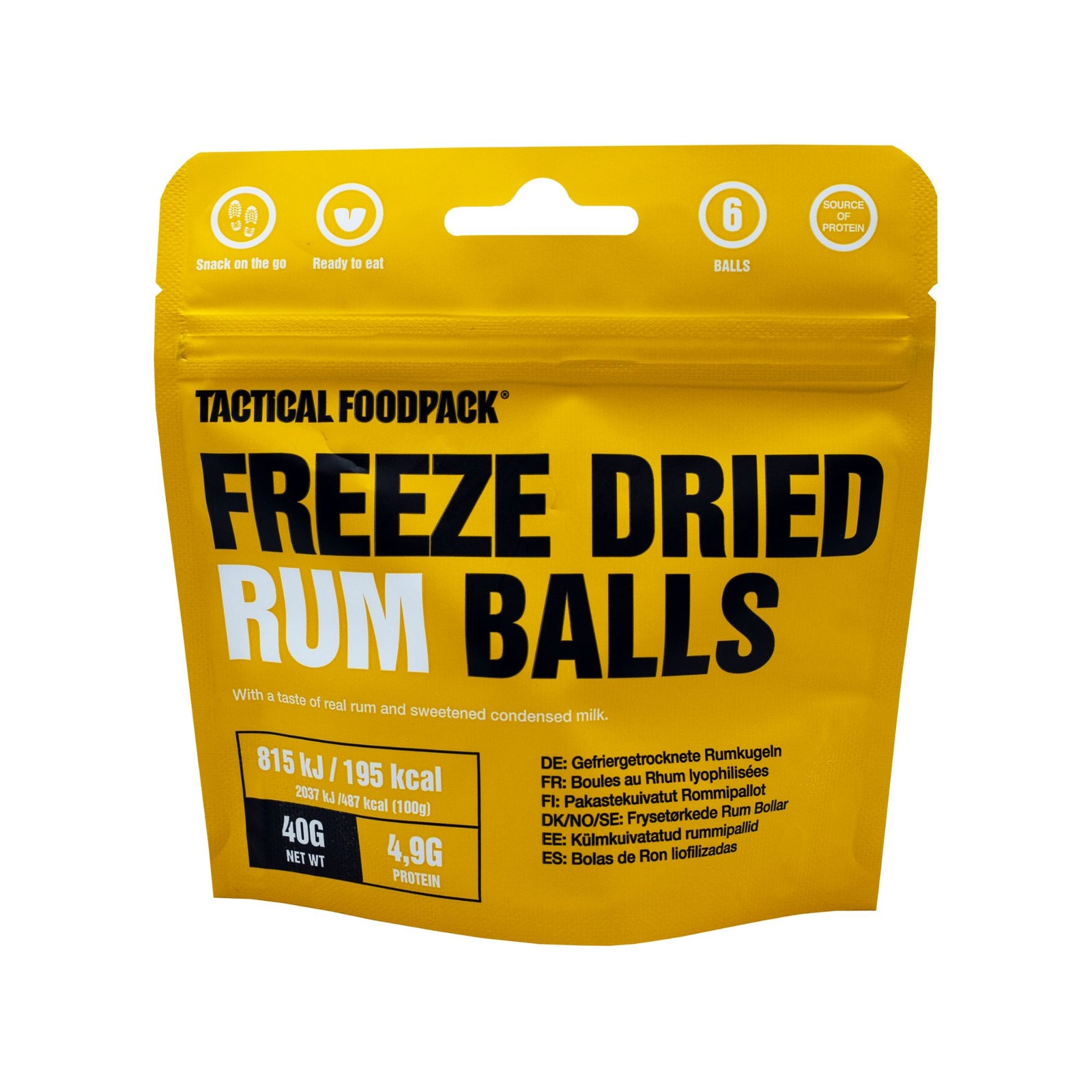 Tactical Foodpack | Freeze-Dried Rum Balls 40g - Palline al rum