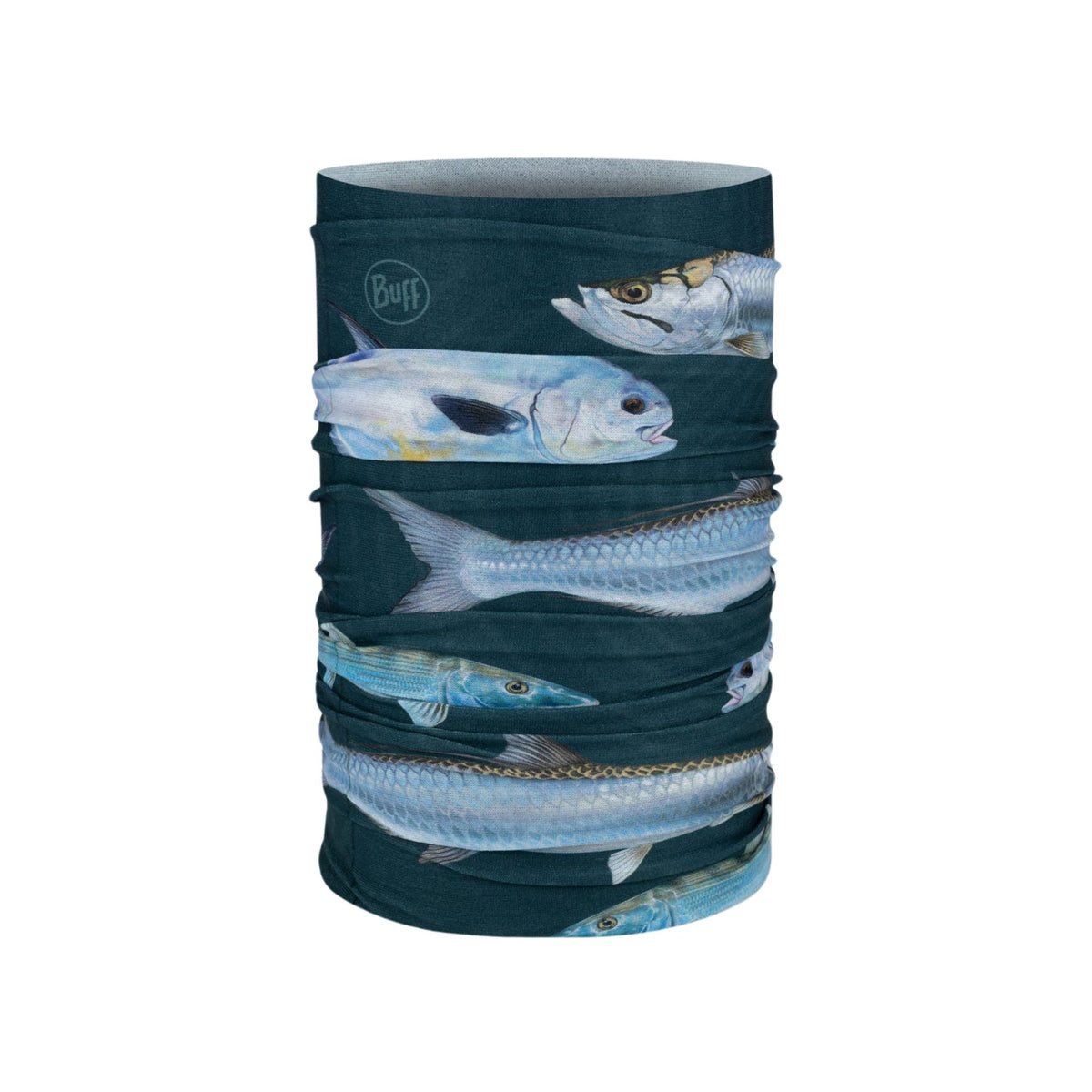 BUFF | COOLNET UV NECKWEAR - ABACHAR SALTWATER NIGHT BLUE - Scaldacollo con protezione solare