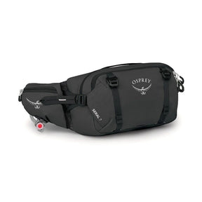 Osprey Seral 7 marsupio idrico da ciclismo e MTB con capacità 7 litri, serbatoio d'acqua integrato, tasche organizer con cerniera e cinghie di compressione stabilizzanti. Collezione 2026.