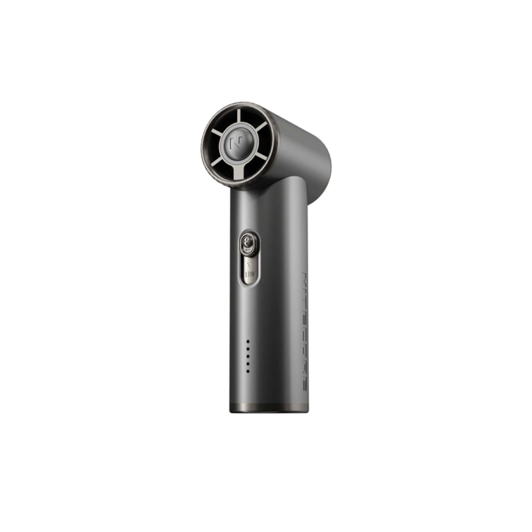 Nitecore NEFO1 ventilatore portatile ultralight ricaricabile con pulsante di accensione e indicatori di livello batteria LED