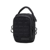 Nitecore NUP20 pouch EDC multiuso in nylon Cordura 1000D resistente all acqua con sistema MOLLE frontale tagliato al laser e passante per velcro. Tasca tattica compatta organizzata con maniglia superiore e attacchi per tracolla per il trasporto di accessori outdoor.