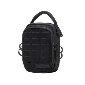 Nitecore NUP20 pouch EDC multiuso in nylon Cordura 1000D resistente all acqua con sistema MOLLE frontale tagliato al laser e passante per velcro. Tasca tattica compatta organizzata con maniglia superiore e attacchi per tracolla per il trasporto di accessori outdoor.