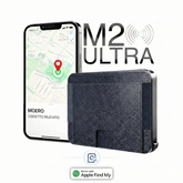 Moero M2 Ultra Saffiano portafoglio MagSafe sottile con localizzatore integrato compatibile con Apple Find My.