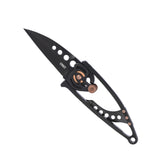 CRKT Snap Lock coltello chiudibile tascabile con sistema di apertura laterale rotante a camma design Ed Van Hoy, lama in acciaio inox e impugnatura scheletrata per EDC