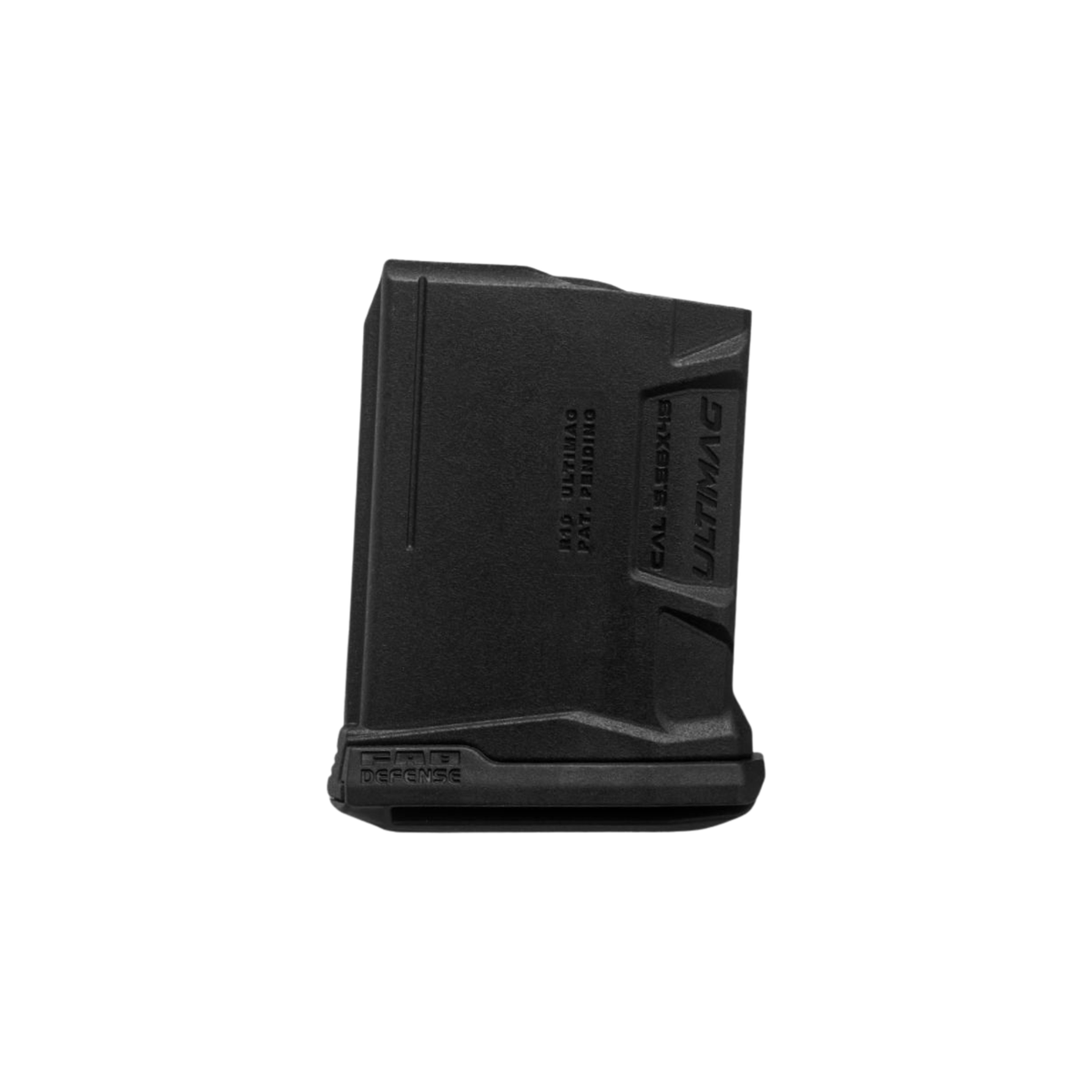FAB Defense Ultimag 10R Caricatore AR15 in polimero rinforzato da 10 colpi. Compatibile con calibri 5.56x45mm e .223 Remington. Design ergonomico con superficie testurizzata per presa sicura e fondello predisposto per accoppiamento modulare.