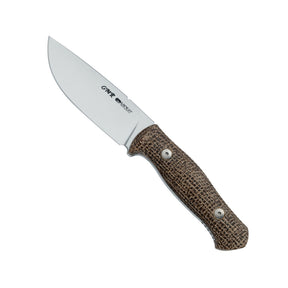 Viper GMR coltello a lama fissa con profilo drop point bisello alto e impugnatura ergonomica con viti passanti per bushcraft caccia e outdoor