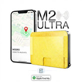 Moero M2 Ultra Saffiano portafoglio MagSafe sottile con localizzatore integrato compatibile con Apple Find My.