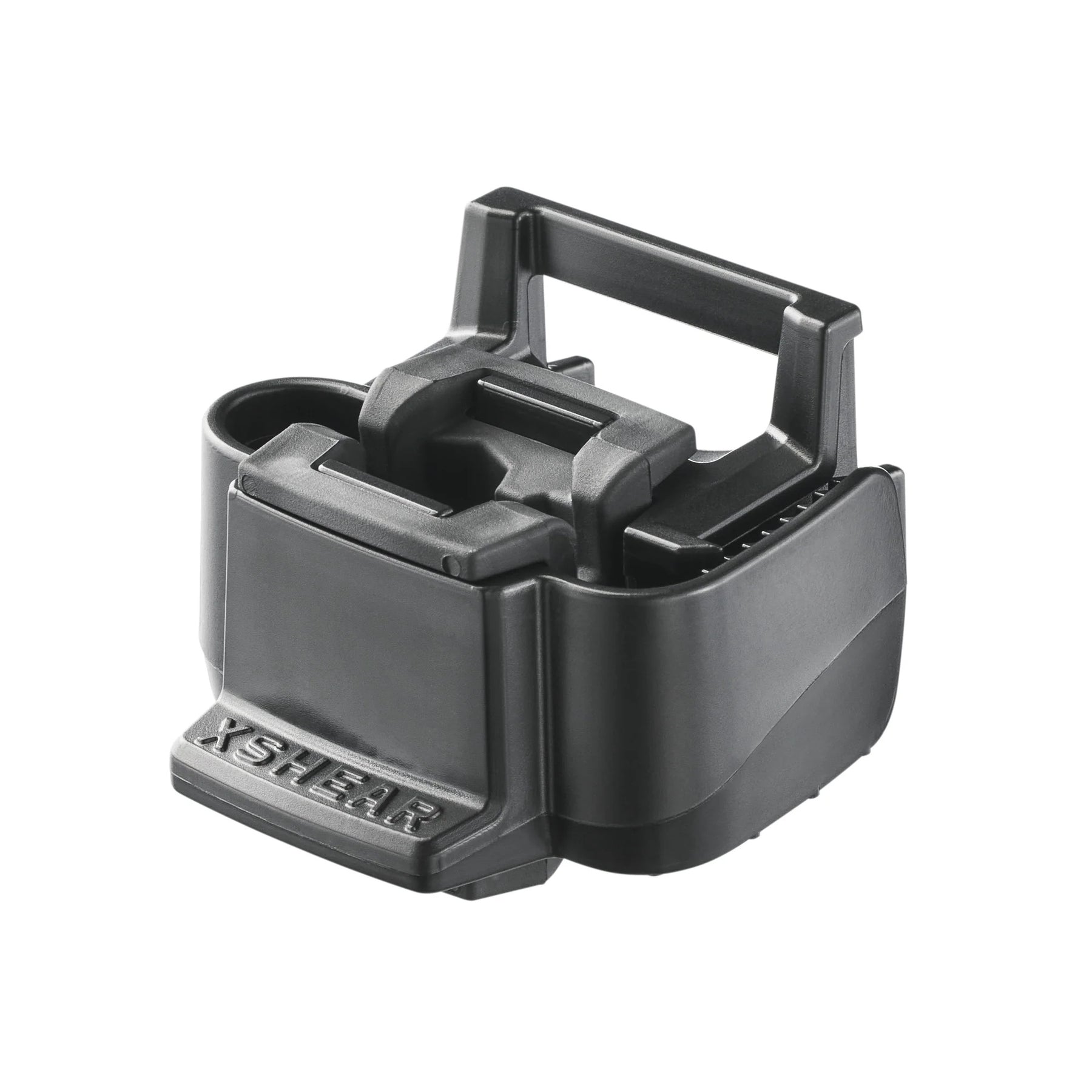 XShear MicClip supporto per microfono radio con struttura rigida, meccanismo di ritenzione e clip posteriore per il fissaggio sicuro su antenna radio. Accessorio per comunicazioni in ambito primo soccorso, sicurezza e outdoor.