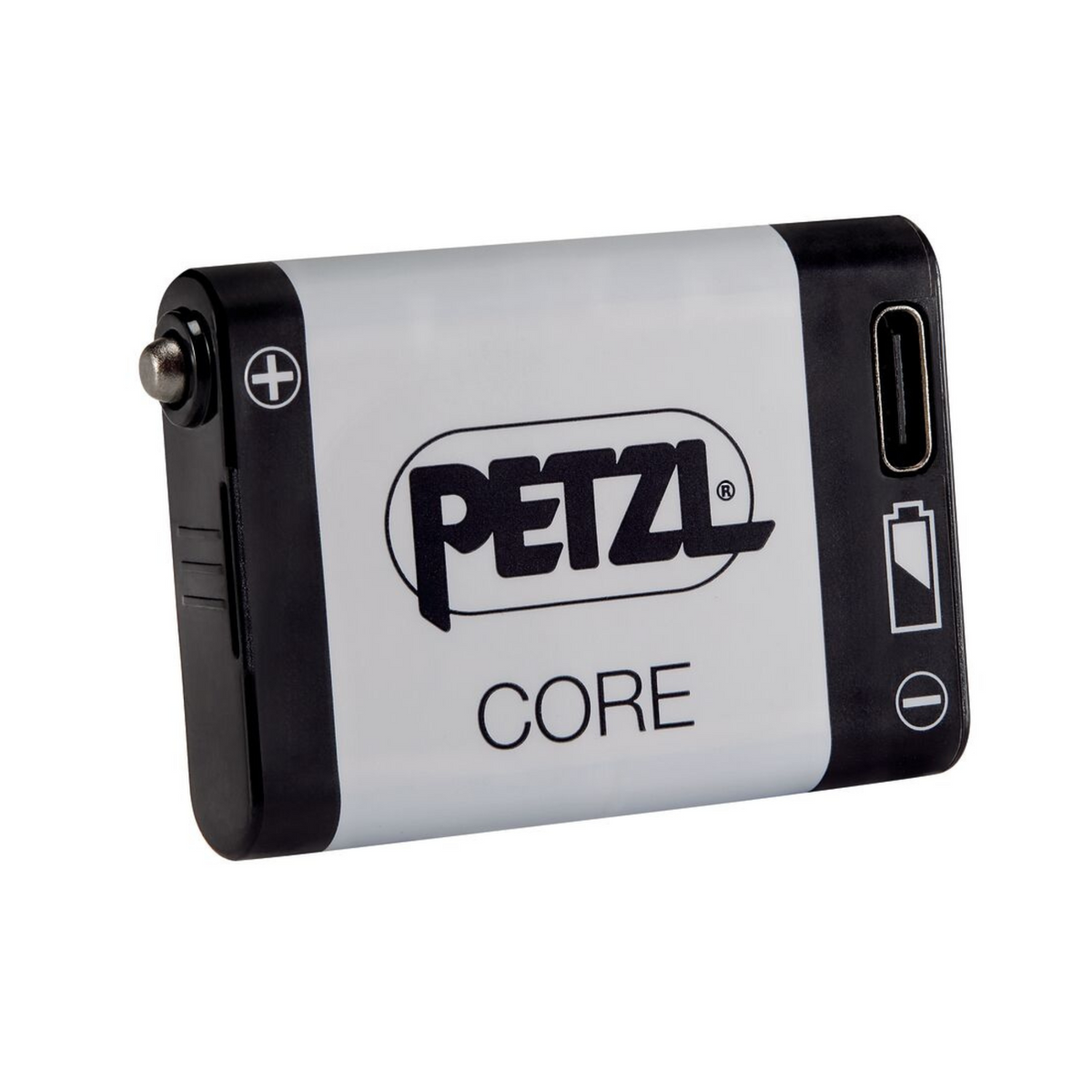 Petzl Core batteria ricaricabile agli ioni di litio, ricambio compatibile per torce frontali Petzl Hybrid Concept, colore bianco e nero, SU BACKPACCO.IT