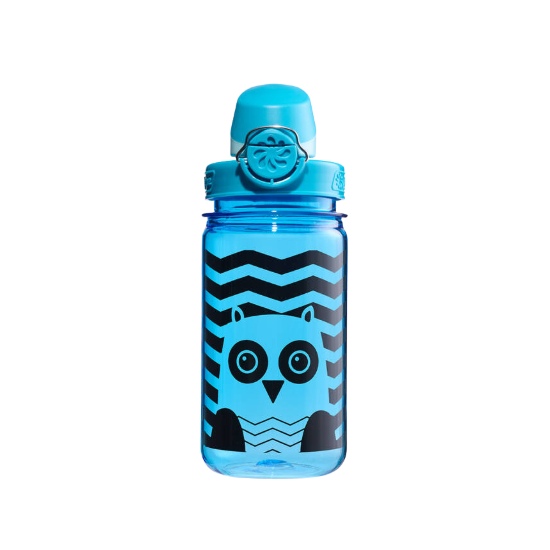 NALGENE KID ON-THE-FLY LOCK-TOP SUSTAIN BOTTLE Borraccia da 350 ml per bambini. Design a prova di perdite con tappo a scatto e blocco, realizzata in Tritan Renew. Ideale per scuola, sport o avventure all'aperto.