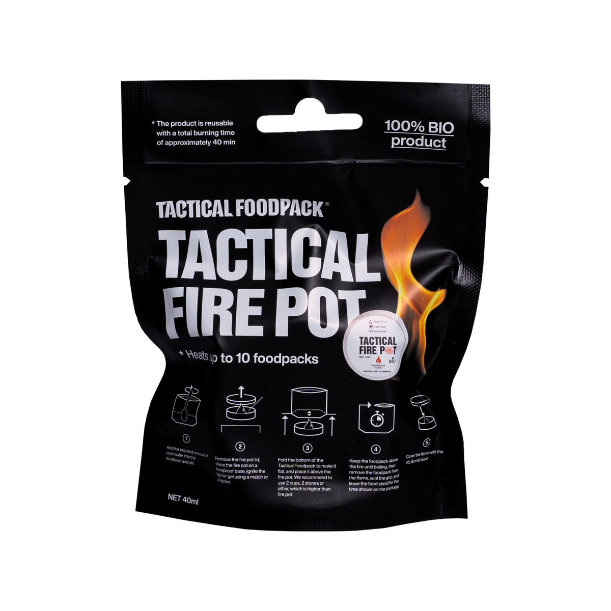 Tactical Foodpack | Tactical Fire Pot 40ml - Fornello