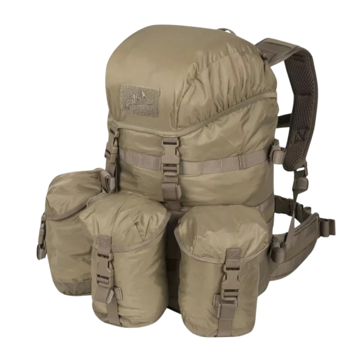 Helikon-Tex Matilda Backpack zaino bushcraft modulare da 50 litri in Cordura e nylon con tre tasche esterne frontali fettucce MOLLE PALS schienale traspirante e cintura ventrale imbottita per trekking sopravvivenza ed escursioni all'aperto
