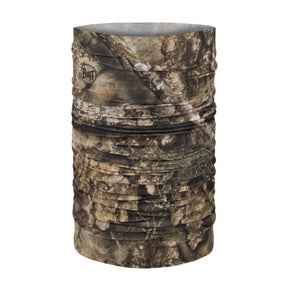Buff Coolnet UV Neckwear REALTREE APX scaldacollo multifunzionale con protezione solare UPF 50+ ideale per attività all'aperto, corsa e trekking. Fascia elastica traspirante senza cuciture con logo visibile, perfetta per lo sport in estate.