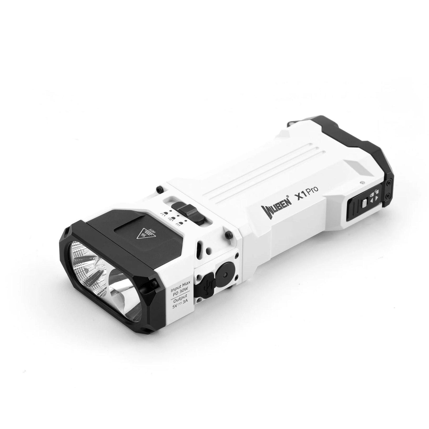 WUBEN | LIGHTOK X1PRO - Torcia da 12300 lumen - BackPacco - BP-WUBEN-X1PRO-WHT
