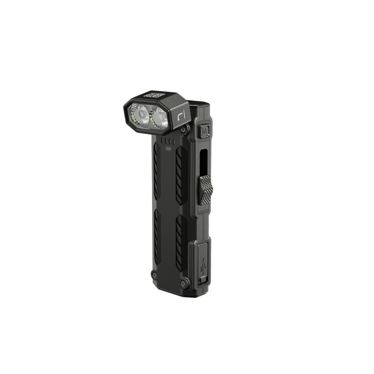 Nitecore EDC09 Torcia LED ricaricabile USB-C da 1600 lumen, testa rotante a 102°, tre temperature di colore (calda/neutra/fredda), gittata 153m e batteria Li-Ion integrata da 1100mAh, ideale per uso quotidiano EDC.