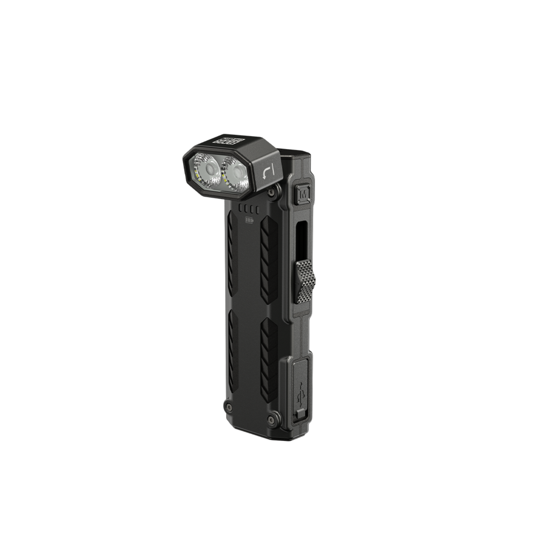 Nitecore EDC09 Torcia LED ricaricabile USB-C da 1600 lumen, testa rotante a 102°, tre temperature di colore (calda/neutra/fredda), gittata 153m e batteria Li-Ion integrata da 1100mAh, ideale per uso quotidiano EDC.