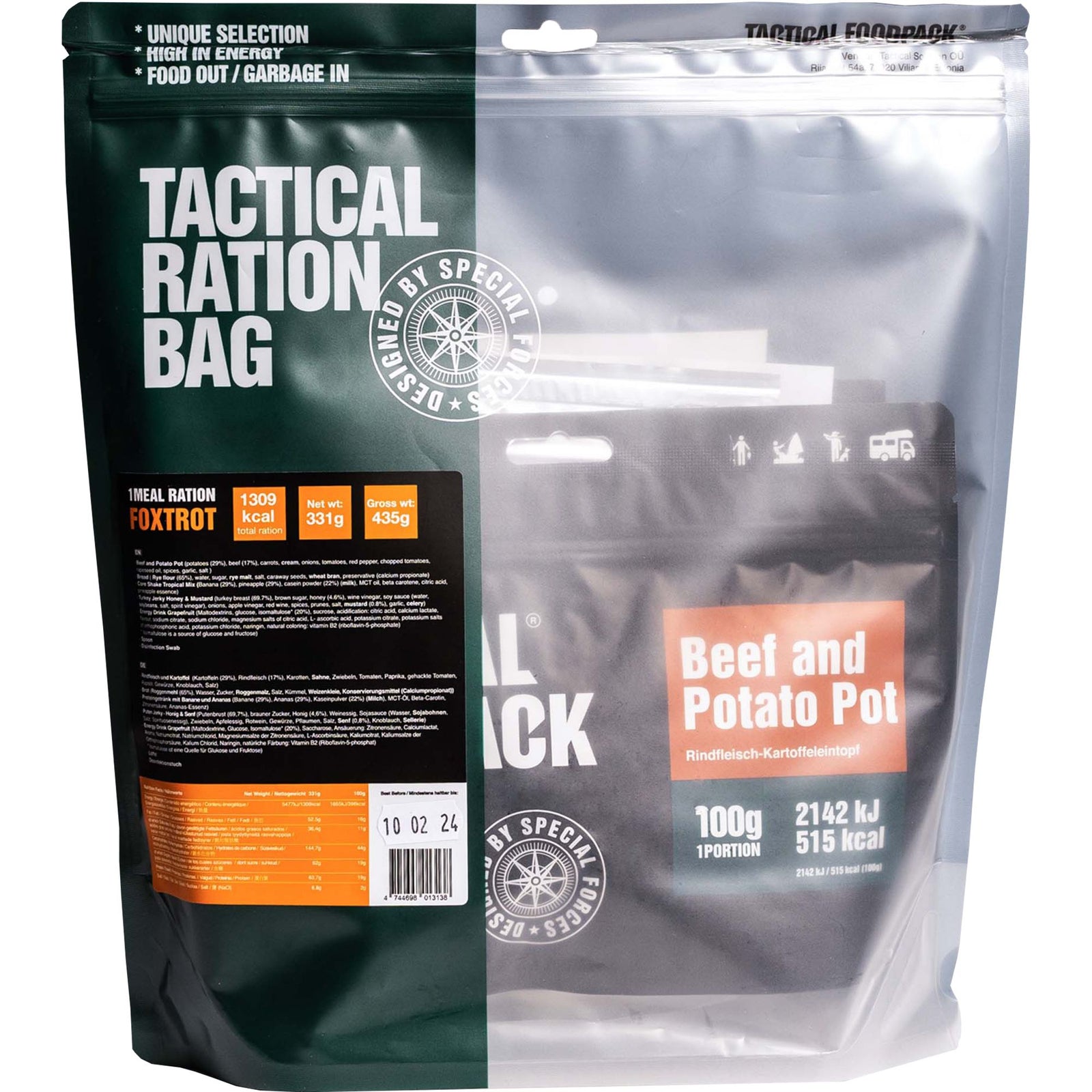 Tactical Foodpack | 1 Meal Ration FOXTROT 331g