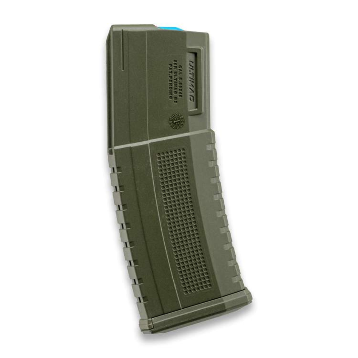 FAB Defense Ultimag G2 AR15: Caricatore da 30 colpi per calibro 5.56x45 NATO e .223 Remington. Realizzato in polimero rinforzato ad alta resistenza con superficie testurizzata per un grip ottimale. Include molla in acciaio inossidabile e elevatore a basso attrito per un'affidabilità superiore.