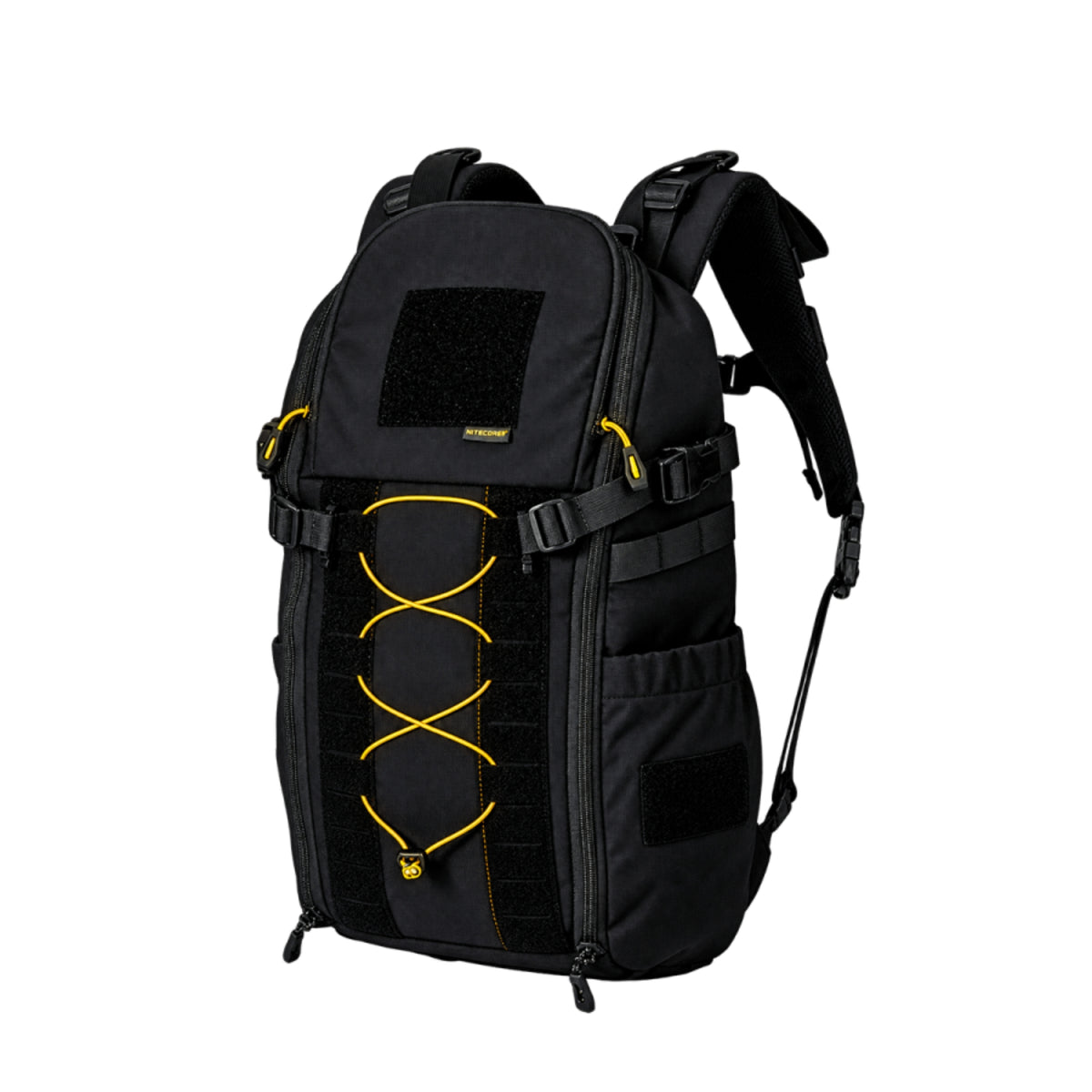 Nitecore BP24 zaino modulare da 24 litri in nylon Cordura 500D con apertura a 180 gradi, sistema MOLLE, cordino elastico frontale e scomparto per laptop, ideale per commuting quotidiano, viaggi brevi e attività outdoor.