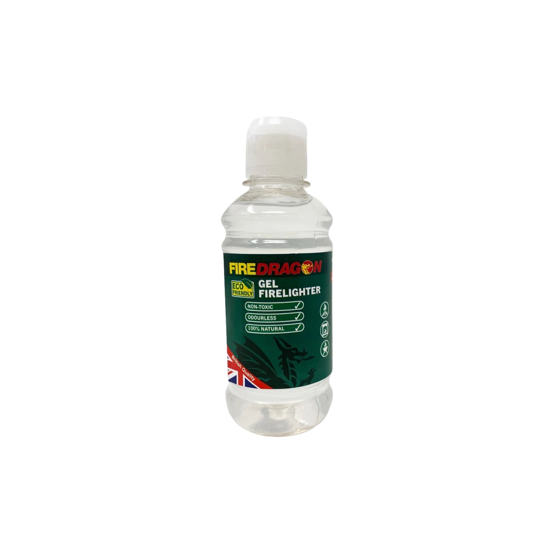 BCB Fire Dragon Gel Firelighter combustibile liquido ecologico non tossico e inodore 100% naturale in flacone 