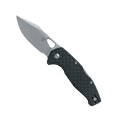FOX KITA coltello chiudibile con lama liscia asola per apertura rapida a una mano e impugnatura con texture esagonale antiscivolo ideale per uso quotidiano EDC e attività outdoor