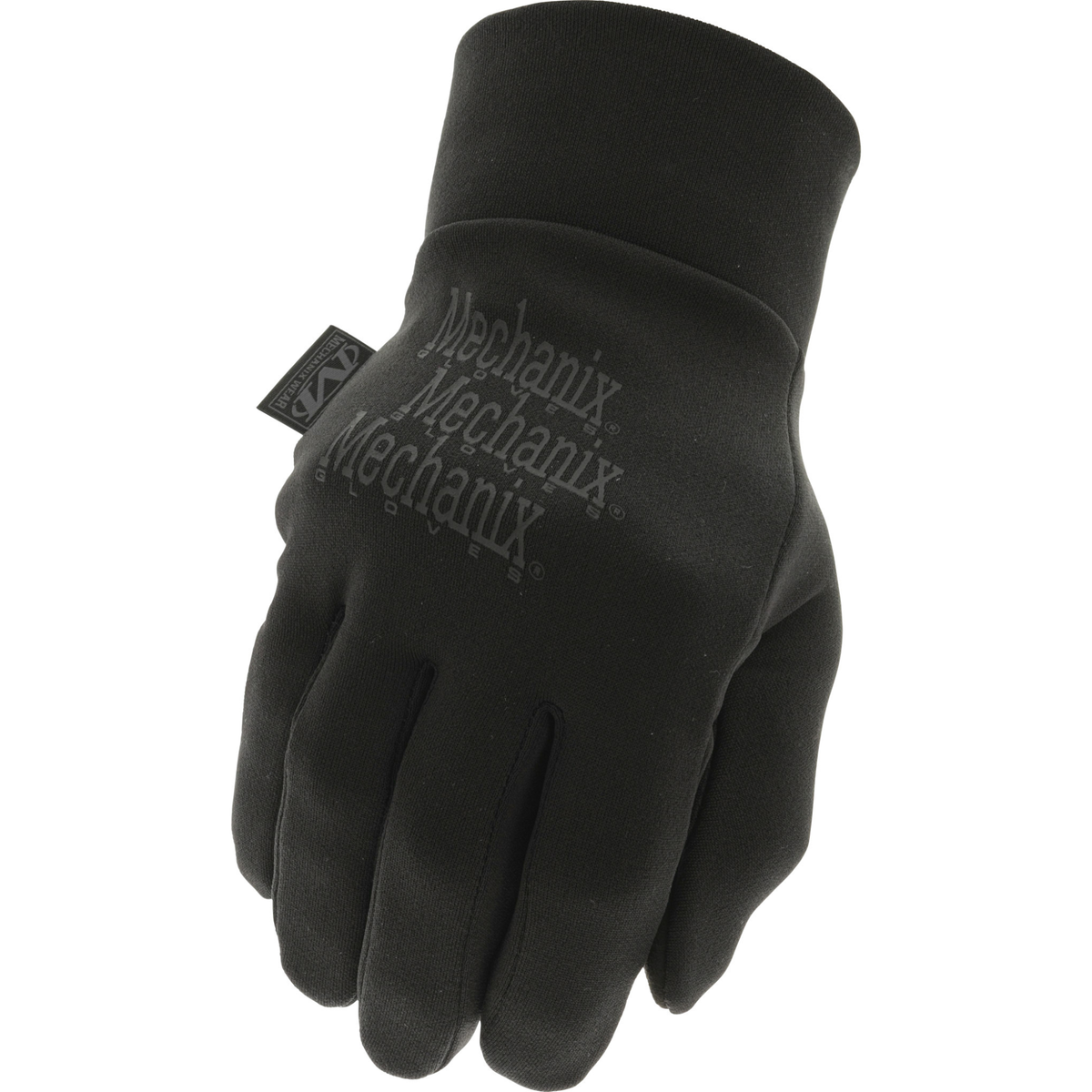 Guanti Mechanix ColdWork Base Layer Covert, guanti sottili neri invernali e termici, ideali come sottoguanto o per lavori che richiedono sensibilità, tessuto elasticizzato nero, SU BACKPACCO.IT