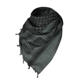 Helikon-Tex Shemagh Scarf - Sciarpa tattica traspirante con motivo tradizionale e nappe, ideale per protezione da vento, sole e polvere in attività outdoor, survival e tattiche. Scopri l'attrezzatura su Backpacco.