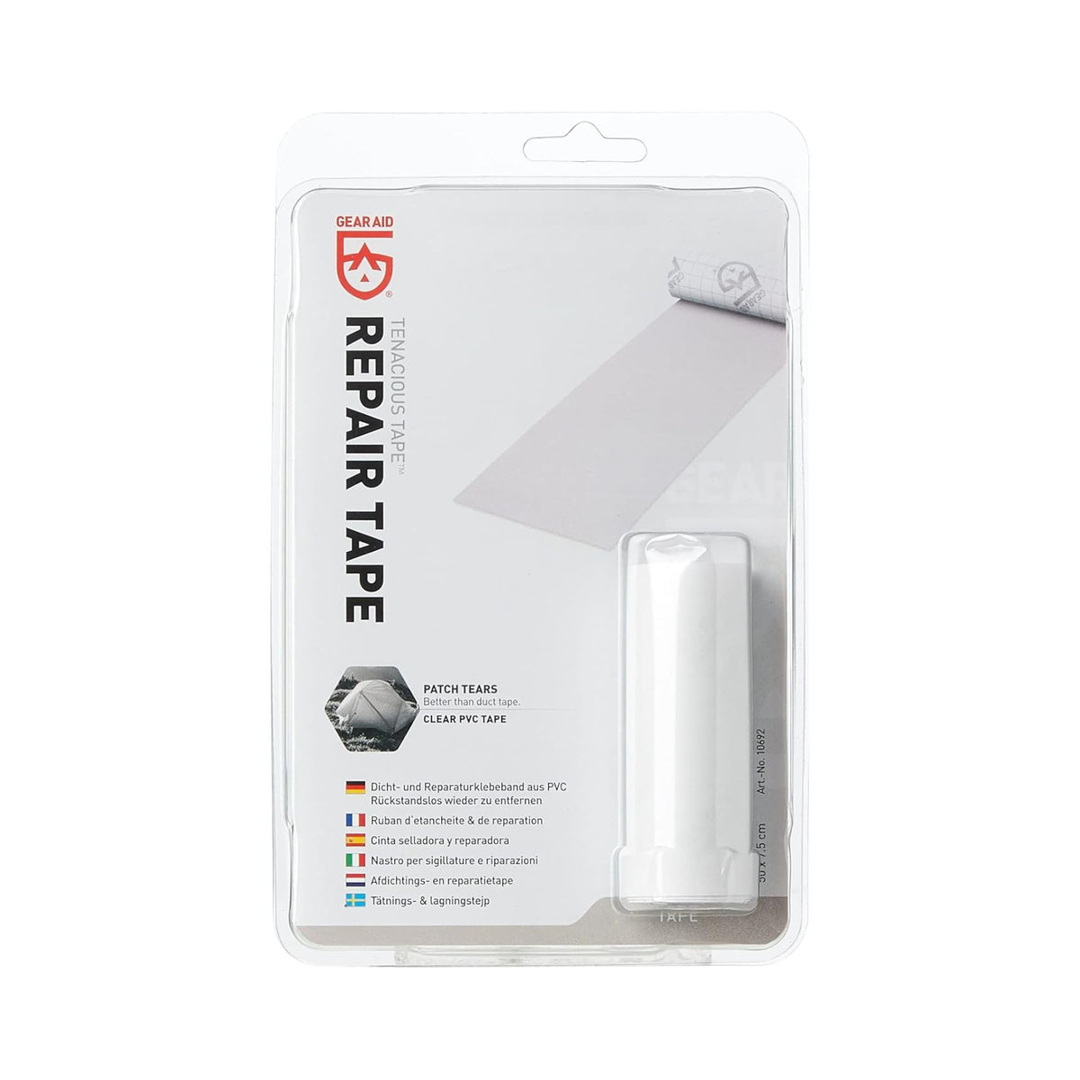 Gear Aid Tenacious Tape Repair Tape nastro per sigillature e riparazioni di tende e attrezzatura outdoor