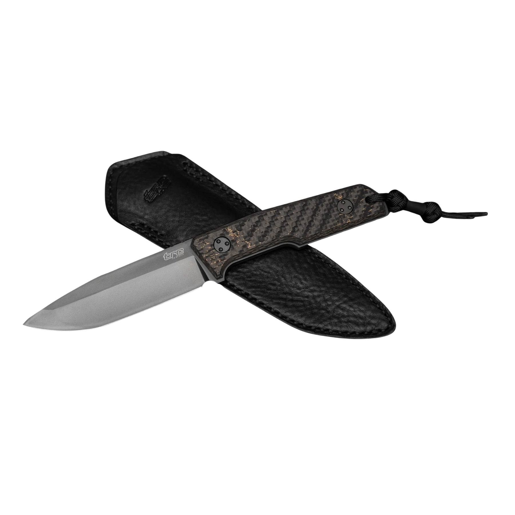 TRC | HARPOON - Coltello a lama fissa in edizione limitata - BackPacco - BP-TRC-HARPOON/CUSTOM/M398/NIGHT-STORM-C.-F.-93/150