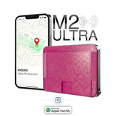 Moero M2 Ultra Saffiano portafoglio MagSafe sottile con localizzatore integrato compatibile con Apple Find My.