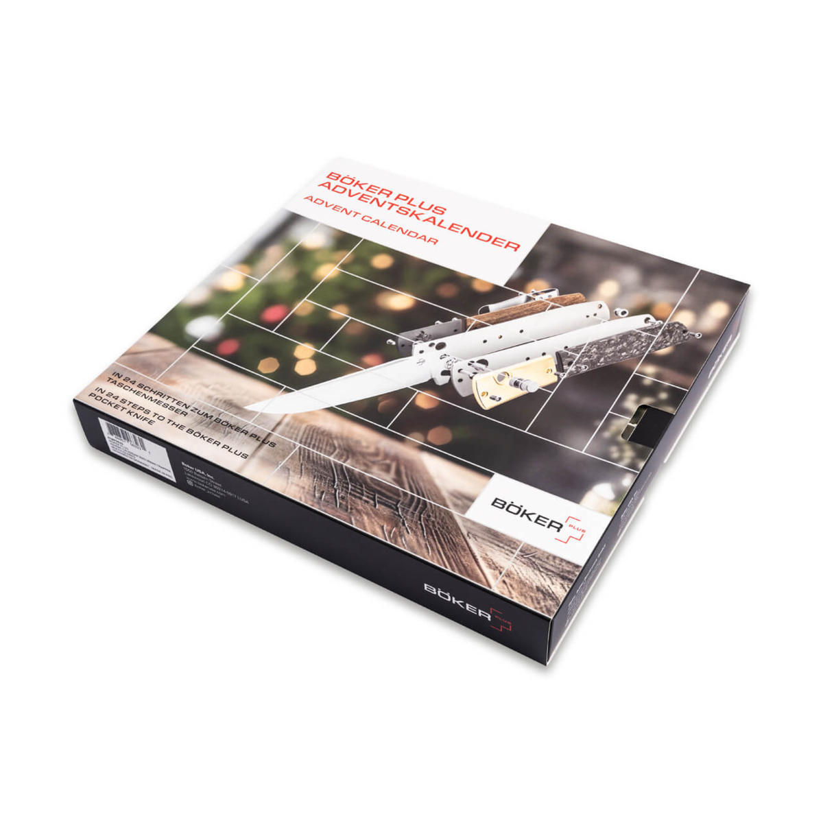 Böker Plus Adventskalender 2025 Urban Trapper, calendario dell'avvento per coltelli, kit per costruire un coltello, idea regalo per appassionati di coltelleria, SU BACKPACCO.IT