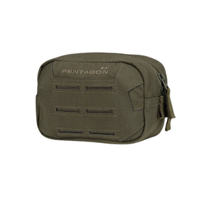Pentagon Elpis Utility Pouch 15x10 Tasca Multifunzionale in Cordura 500D con Sistema MOLLE Laser Cut Cerniere YKK a Due Vie e Tasca Interna in Mesh Accessorio Tattico Modulare per Zaino o Cintura