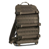 Eberlestock Mission EMOD Frame frame per sistema modulare tattico ad alta resistenza dotato di cinghie di compressione con fibbie e pannello posteriore interamente rivestito di passanti con sistema MOLLE PALS per aggancio accessori outdoor e bushcraft.