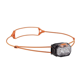 Petzl Swift LT torcia frontale 380 lumen. Ultraleggera 43g con batteria ricaricabile USB-C e luce rossa. Impermeabile IPX4 con funzione lock. Fascia minimalista a cavi riflettenti regolabili, ideale per trail running e alpinismo fast & light.