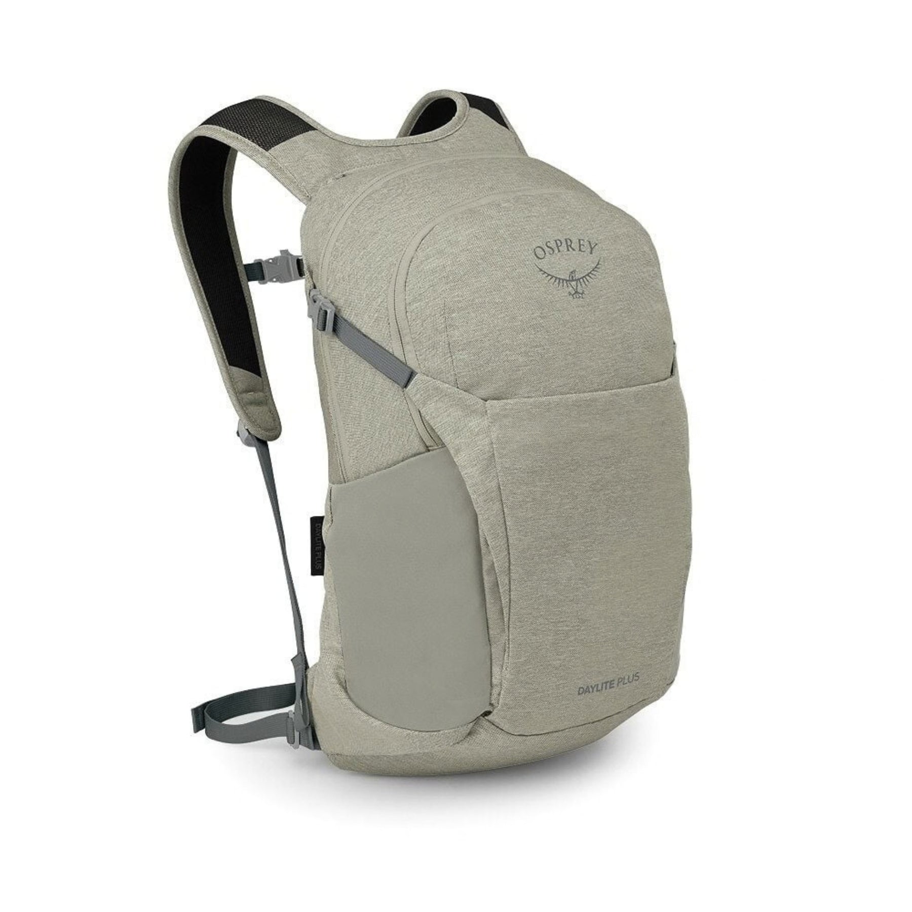 Osprey Daylite Plus Driftshade zaino multiruolo da 20 litri con scomparto per laptop e sacca idrica, tasche laterali in mesh, cinghie di compressione e schienale traspirante AirScape, in edizione limitata per trekking, viaggi e uso quotidiano.