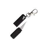 Bastinelli USB Noneya cutter portachiavi a forma di chiavetta USB con lama fissa a bisturi in acciaio inossidabile corpo stampato in 3D e piccolo moschettone ideale come strumento da taglio di backup per EDC