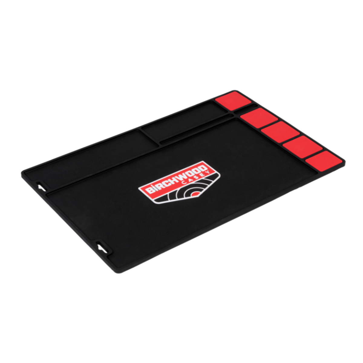 BIRCHWOOD CASEY Pistol & Rifle Cleaning Mat, tappetino tecnico per la manutenzione di armi, con scomparti e sezioni dedicate all'organizzazione di strumenti e componenti su backpacco.it