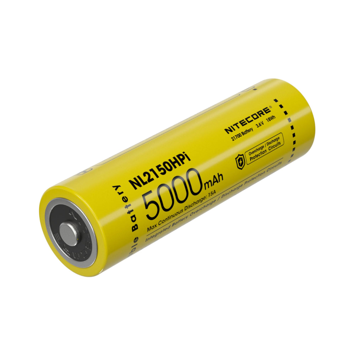 NITECORE | NL2150HPI - Batteria Li-ion 21700 da 5000 mAh