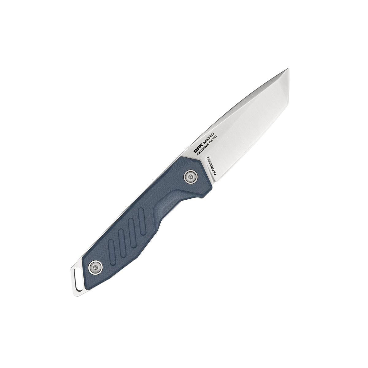 Extrema Ratio BFK Micro coltello a lama fissa compatto con profilo tanto modificato, impugnatura ergonomica sagomata e foro passante per cordino ideale per everyday carry tattico