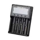 Fenix ARE-A4 caricabatterie intelligente a 4 slot indipendenti con display LCD per il monitoraggio della ricarica