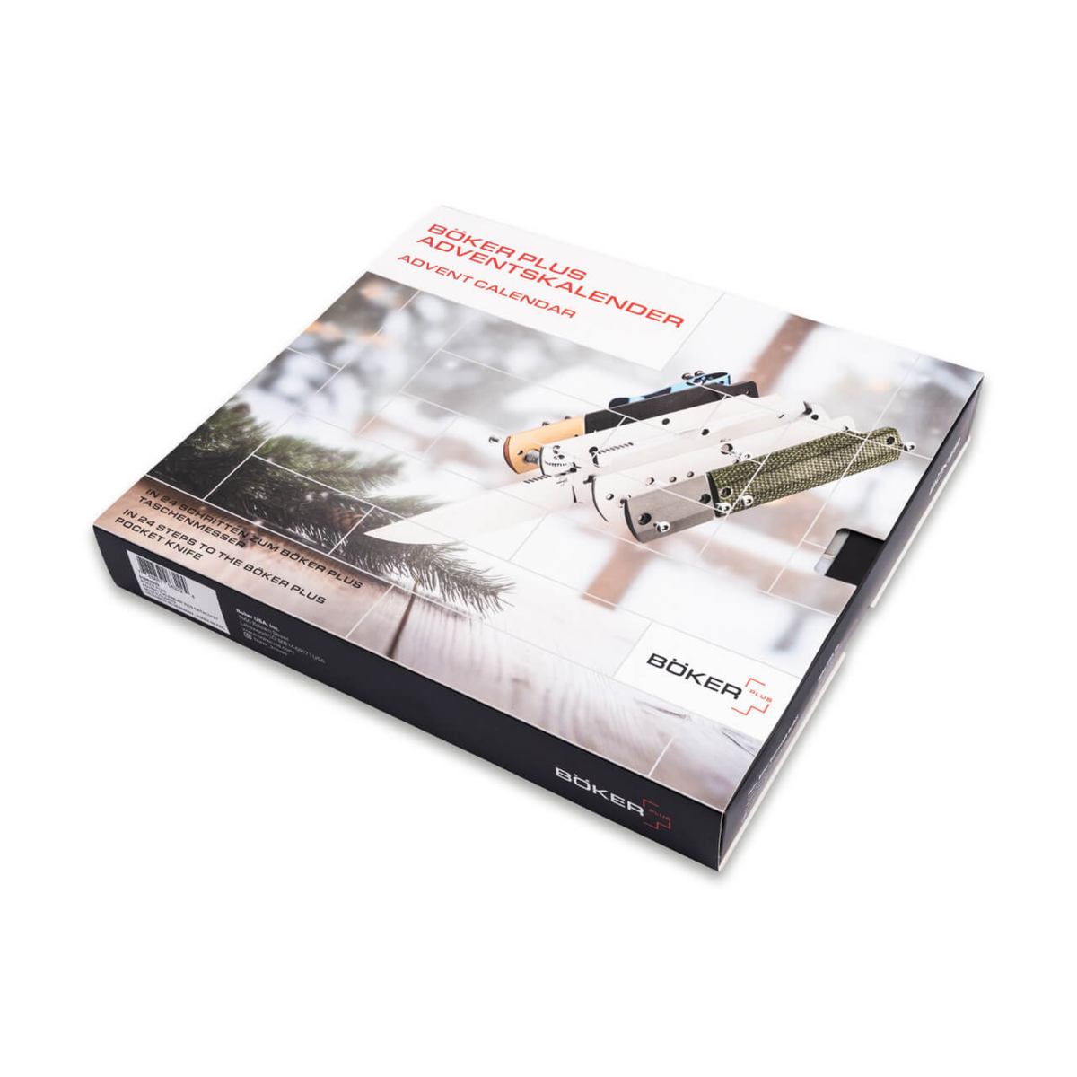 Böker Plus Adventskalender 2025 Cataclyst, calendario dell'avvento per coltelli, kit per costruire un coltello, idea regalo outdoor per appassionati Boker, SU BACKPACCO.IT